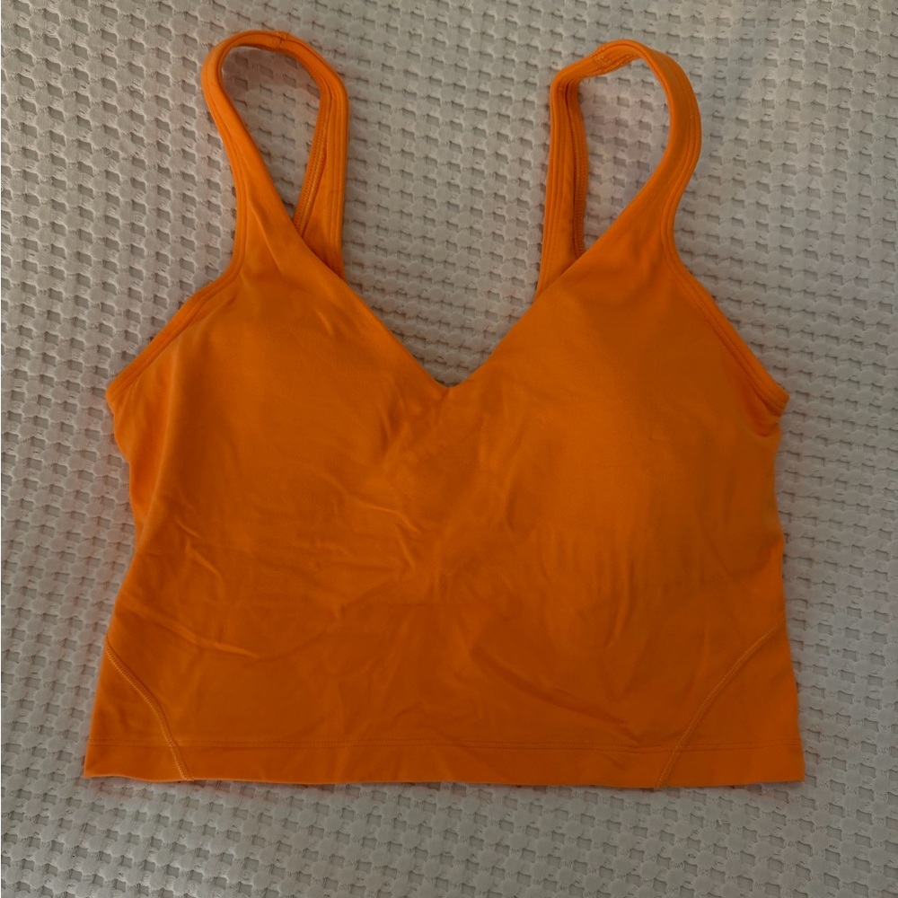 Lululemon Orange Align Tank - Picture 2 of 7